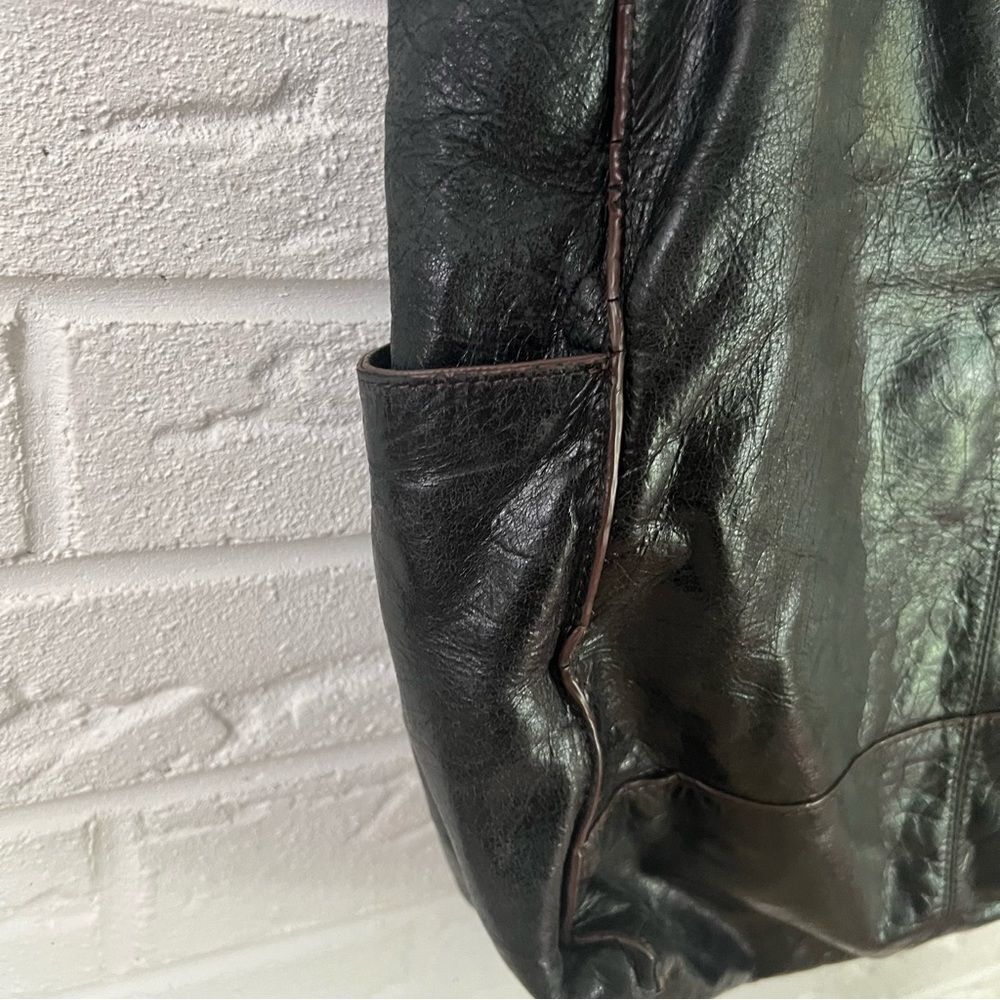 HOBO Black Leather Tote Bag - Picture 5 of 10